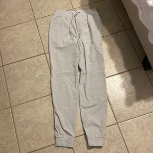 Light gray lululemon guy sweatpants